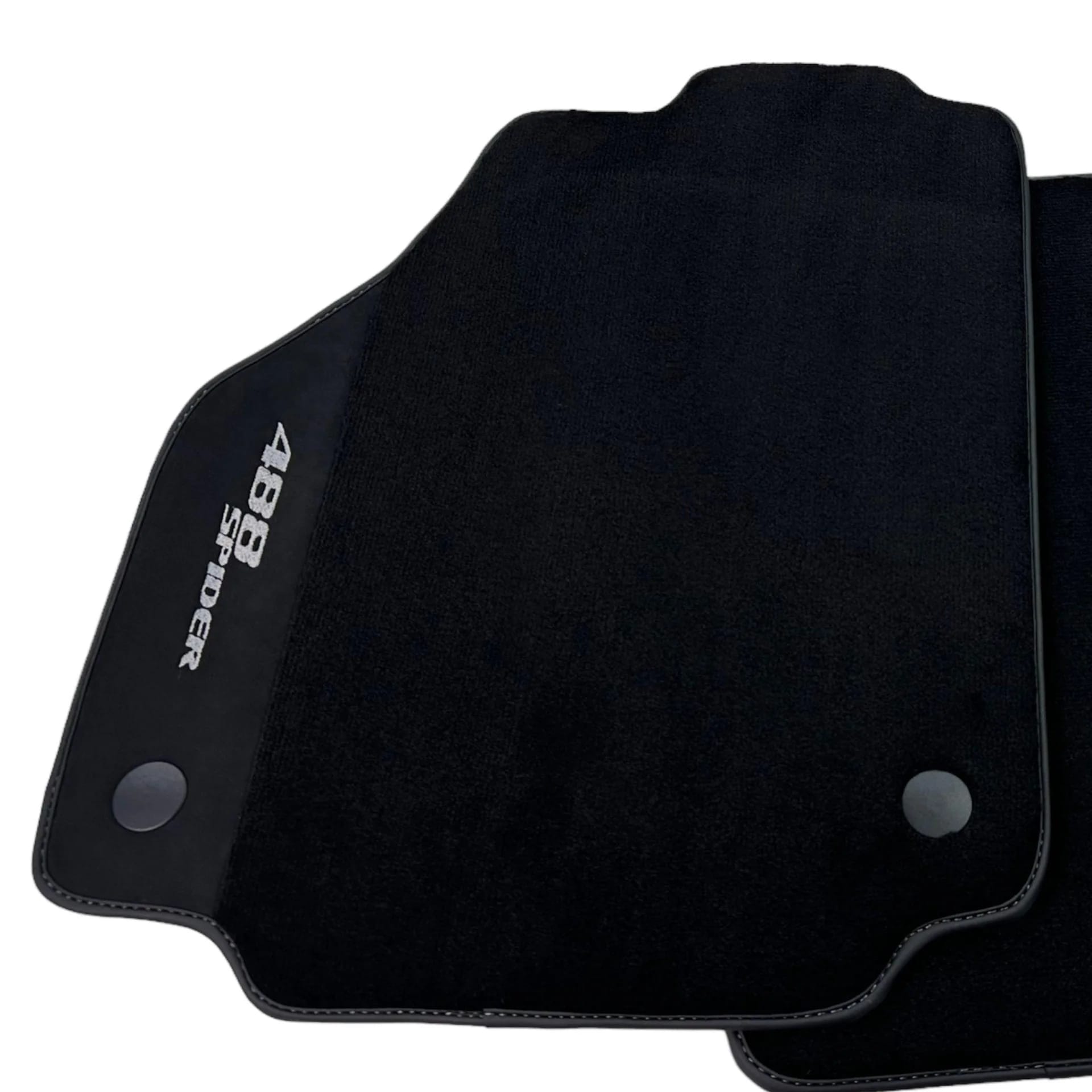 Ferrari 488 custom fit floor mats, premium quality material, precise fitment for superior protection and style.