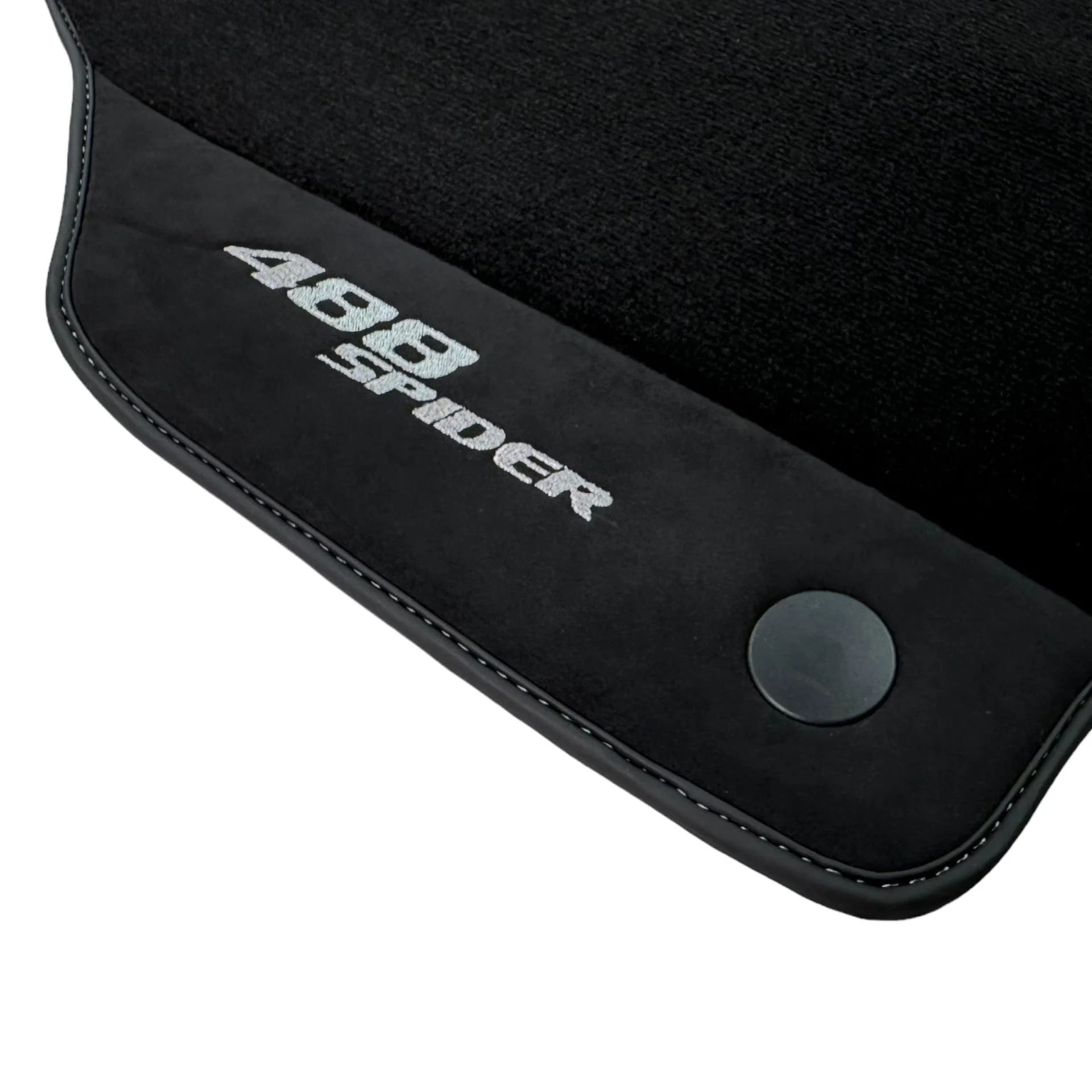 Ferrari 488 custom fit floor mat, premium quality material, precise fitment for enhanced vehicle protection.