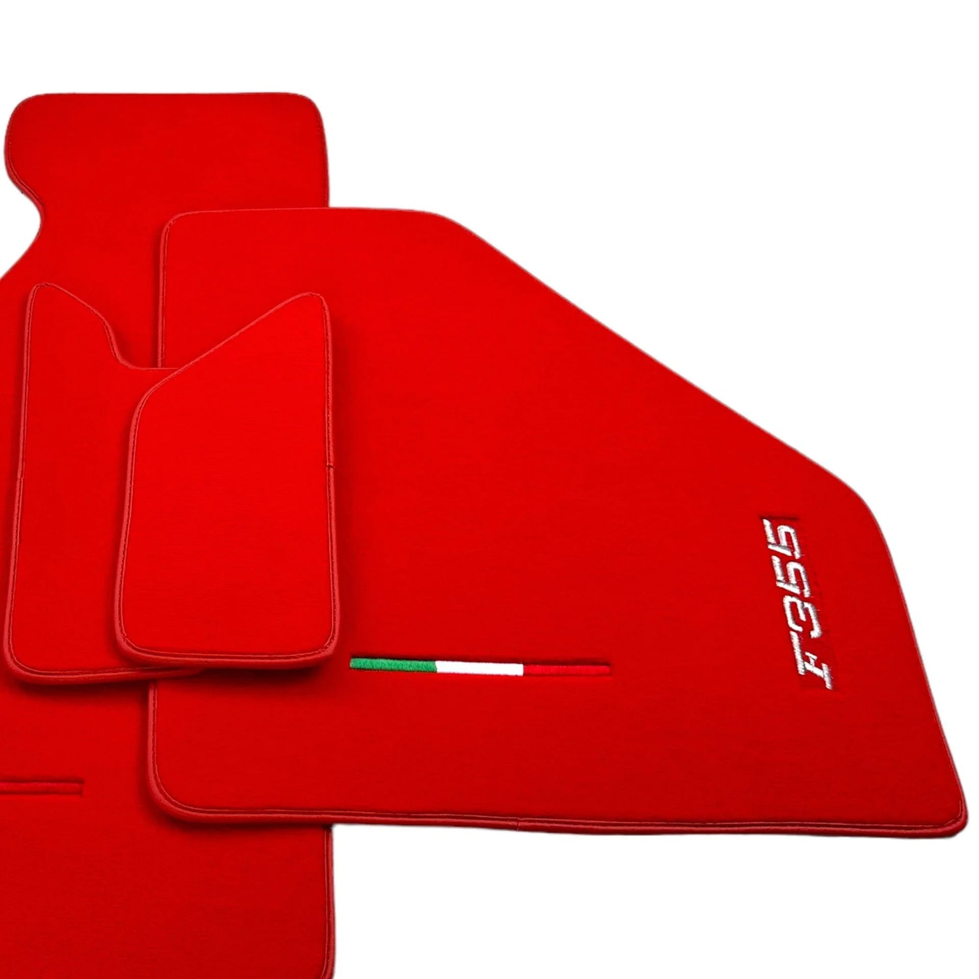 Custom fit Ferrari F355 floor mats, premium quality material, precise fitment for optimal protection and style.