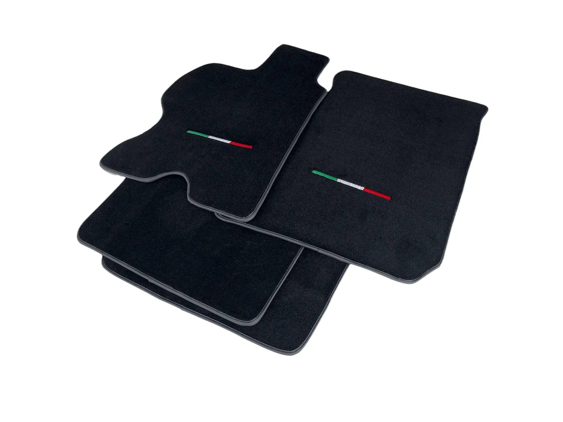 Custom-fit Ferrari FF floor mats in premium quality material, featuring precise fitment for enhanced vehicle protection.