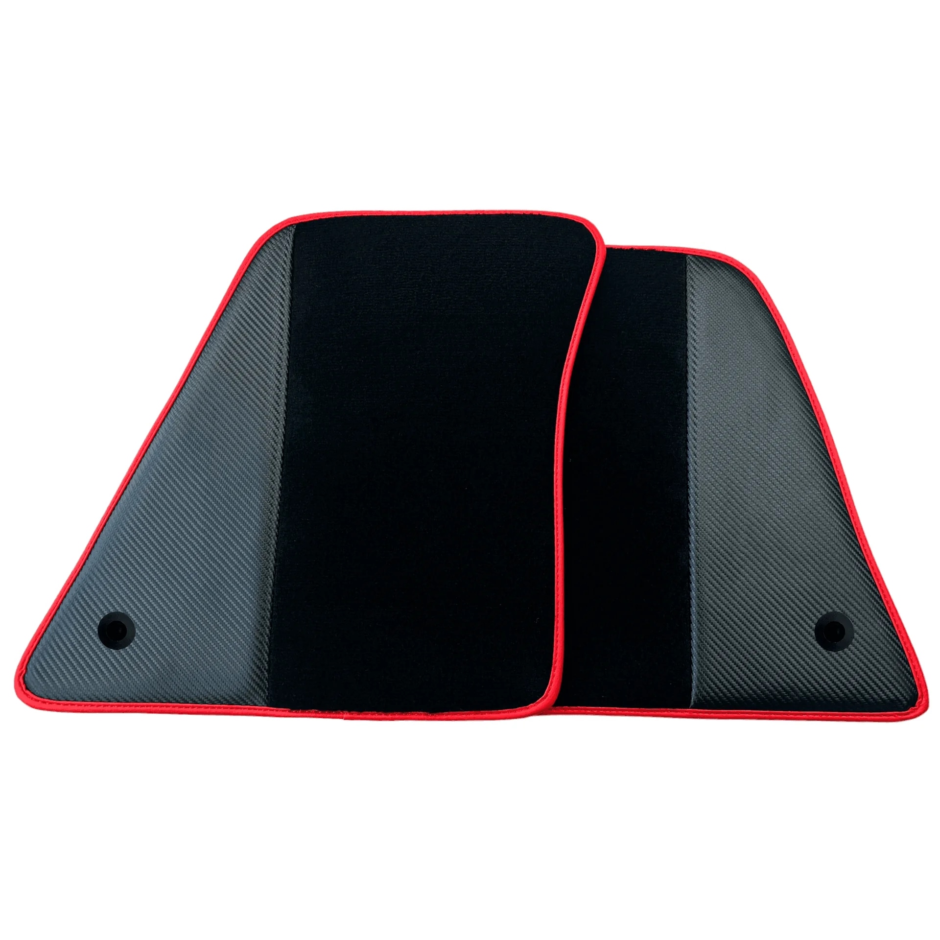 Custom fit Ferrari 296 GTB floor mats, premium quality with precise fitment, featuring stylish red trim and durable material.