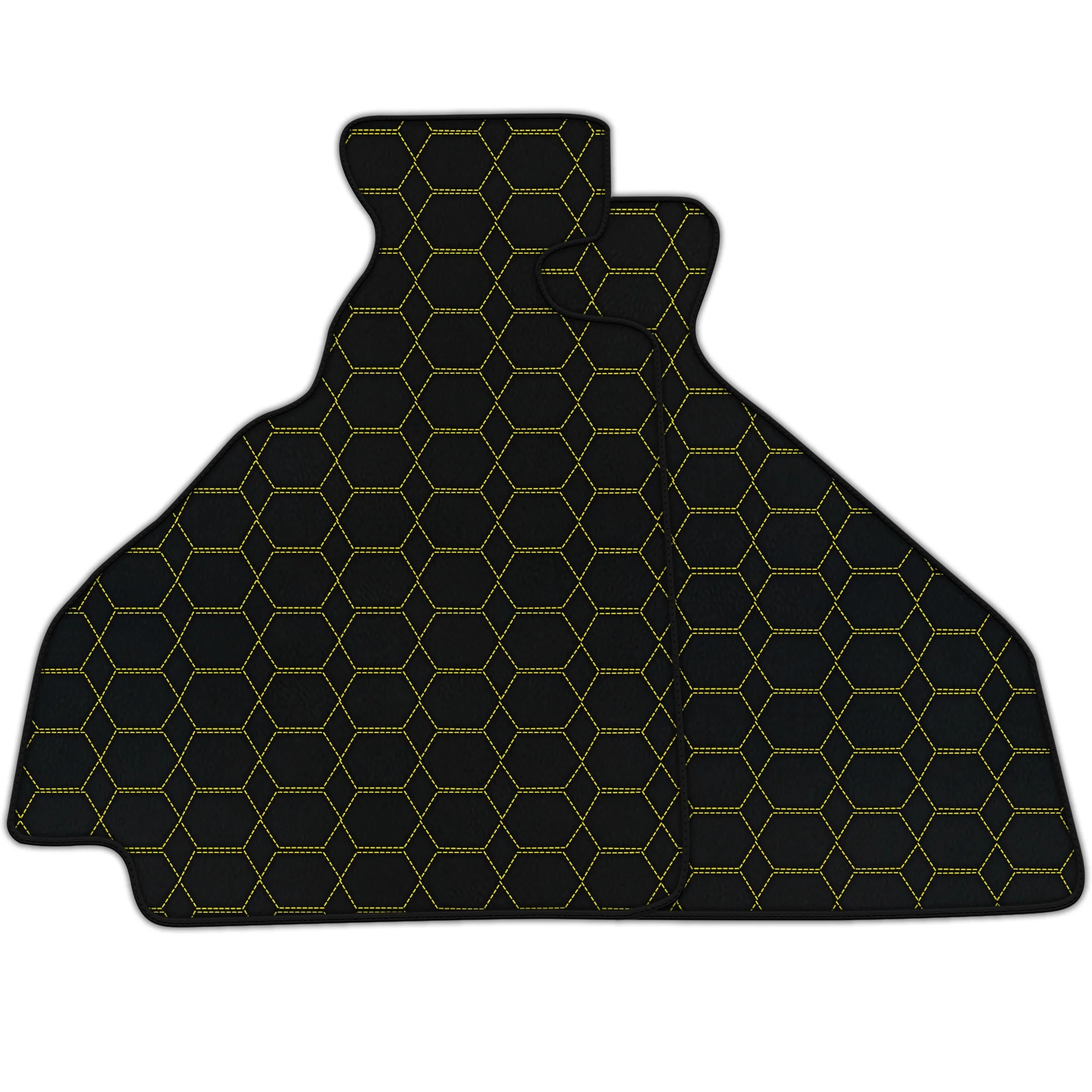 Custom fit Ferrari 348 floor mats, premium quality with hexagonal pattern, offering precise fitment and style for your vehicl