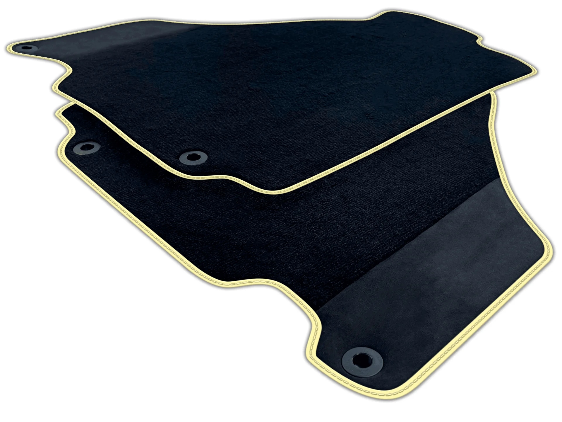 "Ferrari 360 floor mats, custom fit, premium quality material, precise fitment for enhanced protection."
