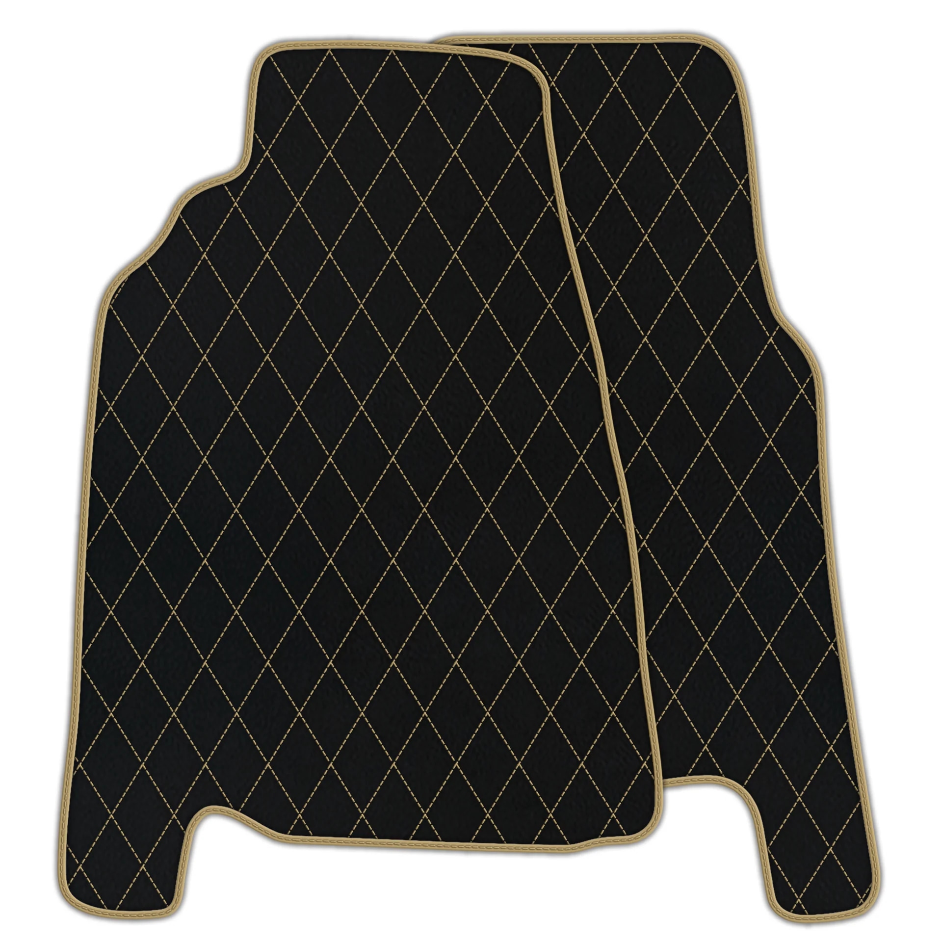 프리미엄 품질의 맞춤형 Ferrari 456 바닥 매트, 세련된 다이아몬드 패턴으로 정밀하게 제작됨.