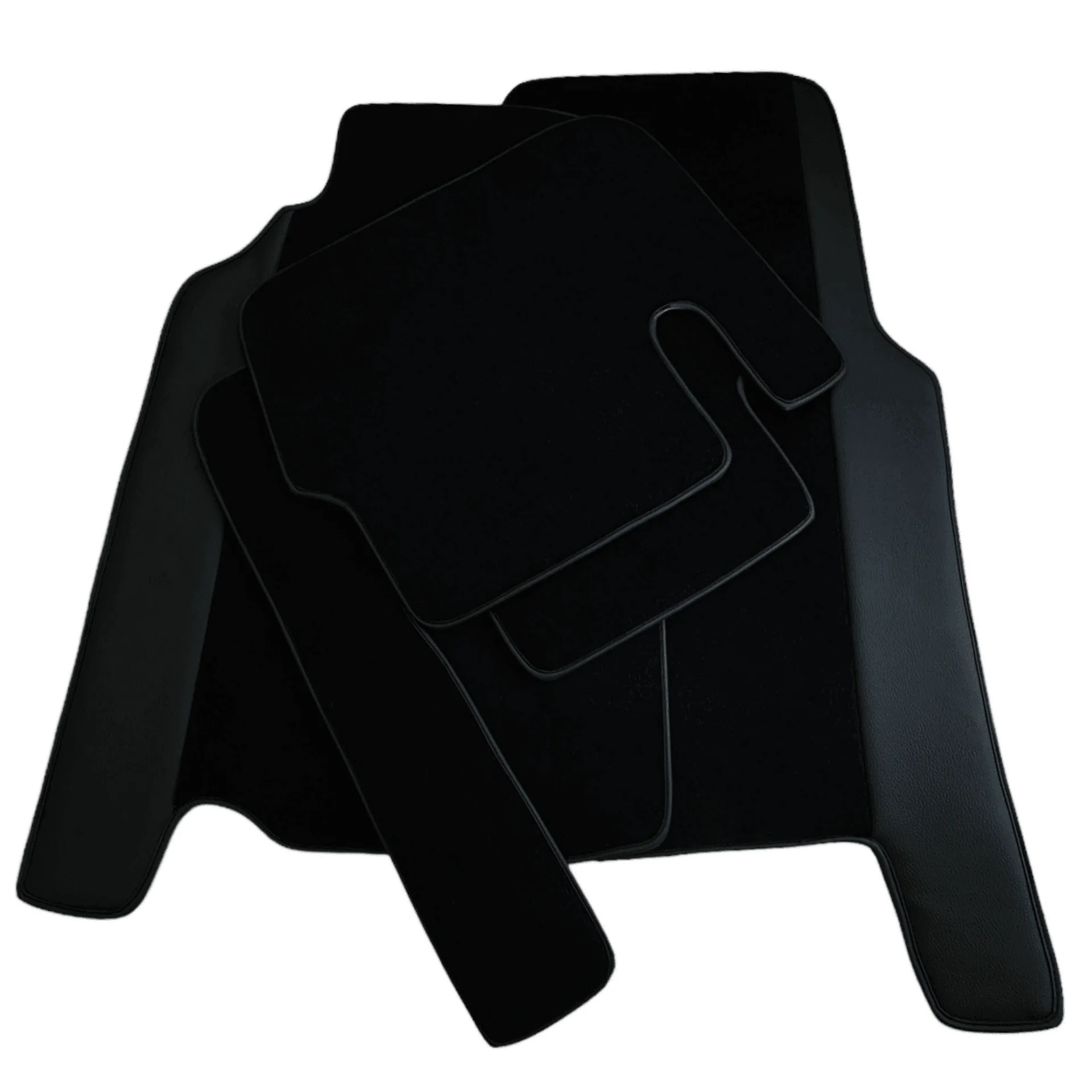 SEO alt text: "Custom fit Ferrari 456 floor mats, premium quality, precise fitment, sleek black design for luxury car interio
