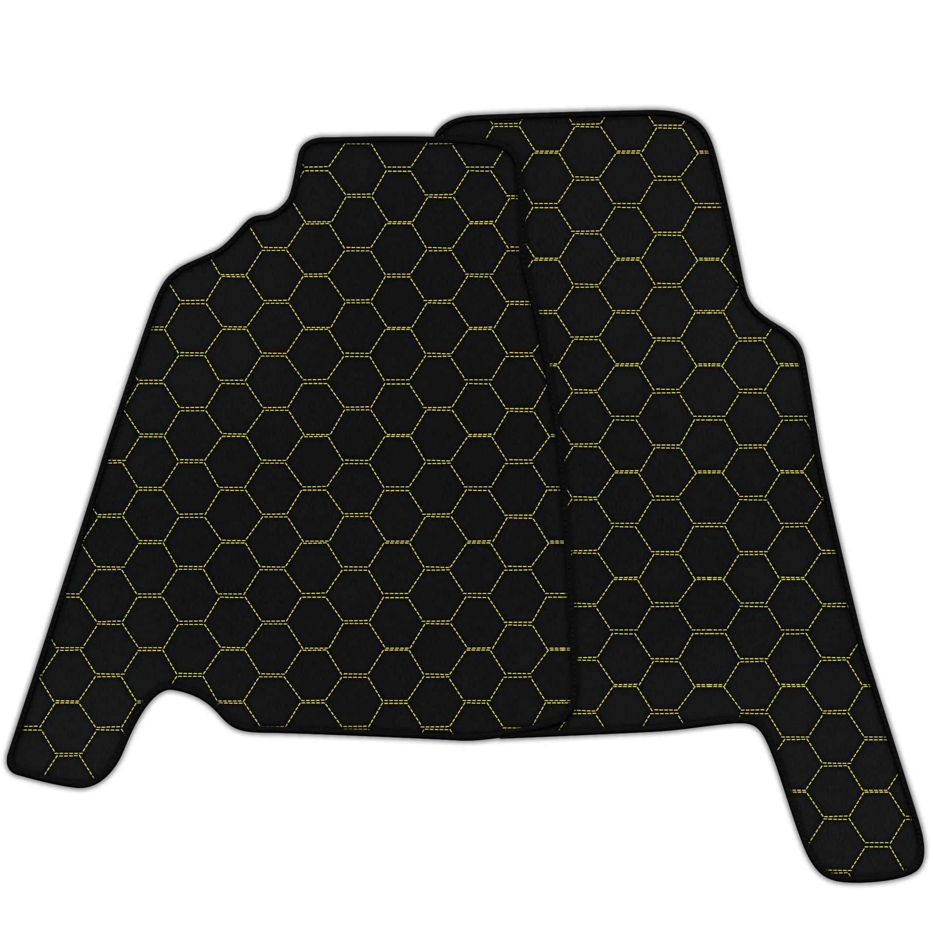 Custom fit Ferrari 456 floor mats, premium quality with a precise fitment, featuring a stylish honeycomb design.