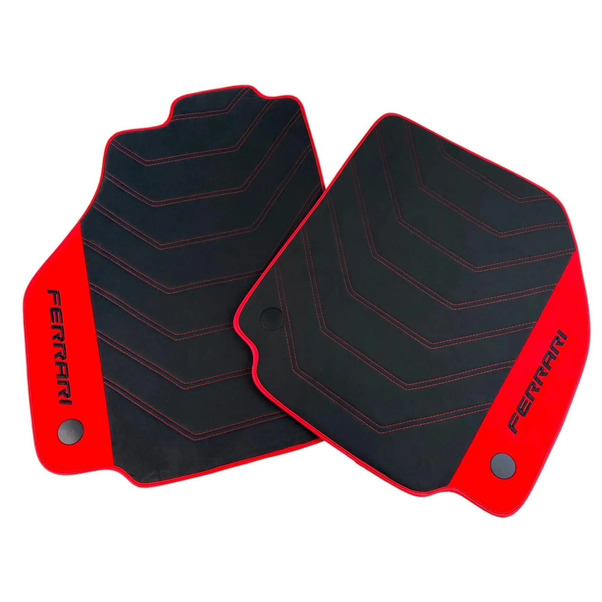 Ferrari 458 floor mats, custom fit, premium quality, with precise fitment and stylish red accents for enhanced interior prote
