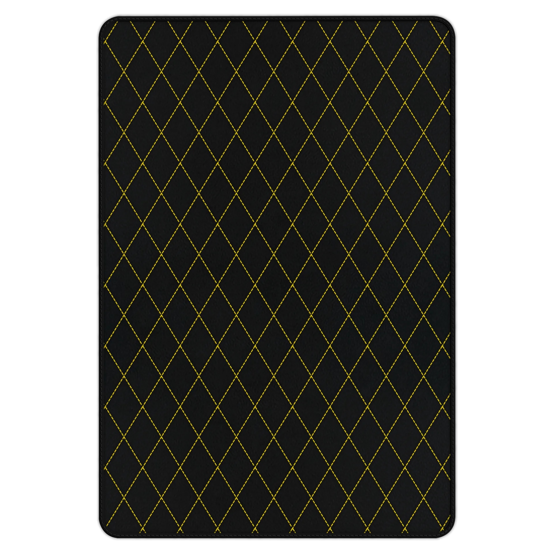 Ferrari 458 maßgeschneiderte Fussmatte, hochwertige Qualität mit Diamantmuster, passgenau für Luxusfahrzeug-Innenräume.