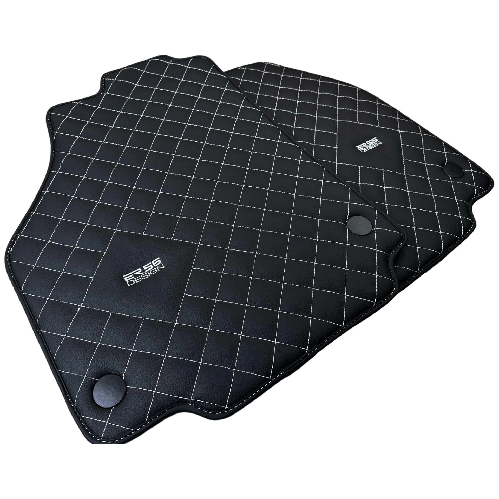 Custom fit Ferrari 458 floor mats, premium quality material, precise fitment, featuring stylish quilted design.