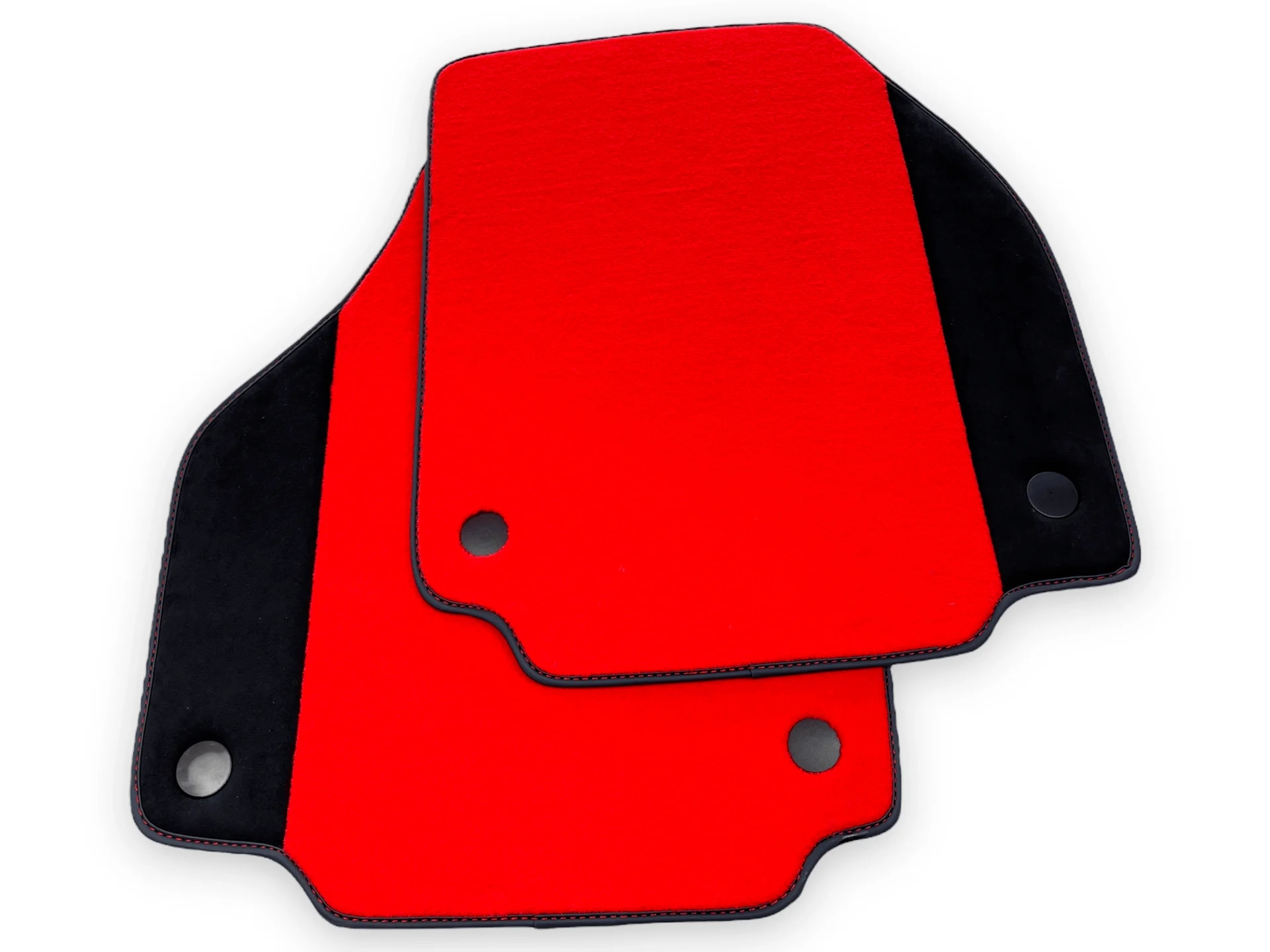 法拉利488專用地墊,優質材料,精確貼合,鮮豔紅黑設計,提升豪華內裝。