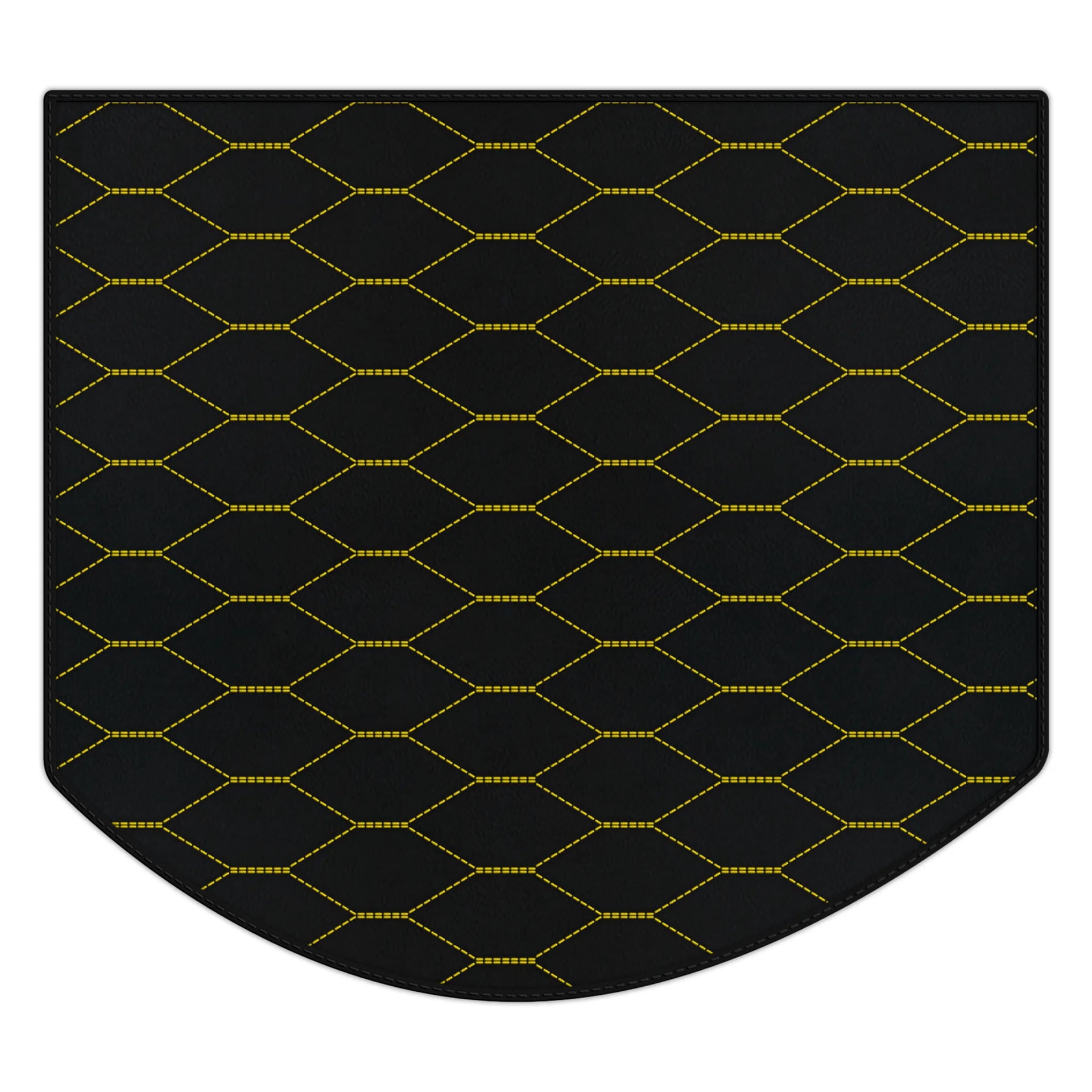 Customizable Leather Trunk Floor Mats with Viper Hex Pattern for Ferrari 512 TR (1992-1994)