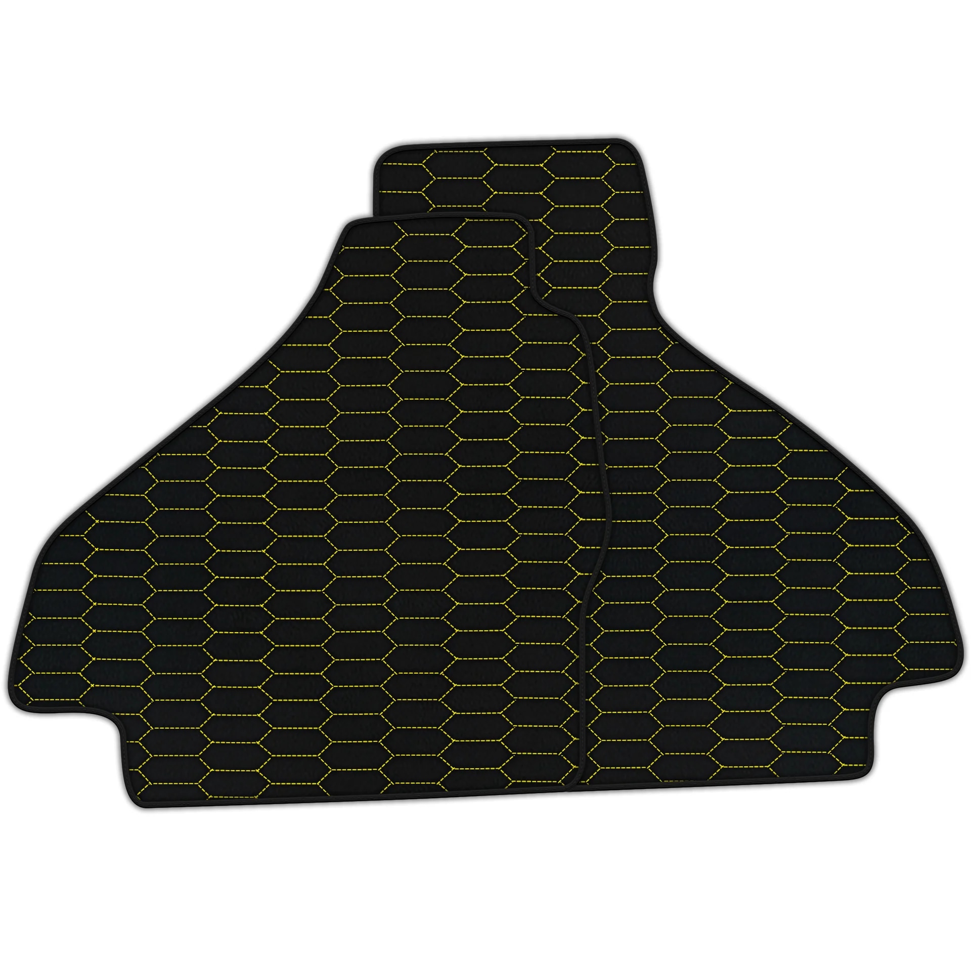 Ferrari 512 TR custom fit floor mats, premium quality with precise fitment, featuring a stylish honeycomb design.