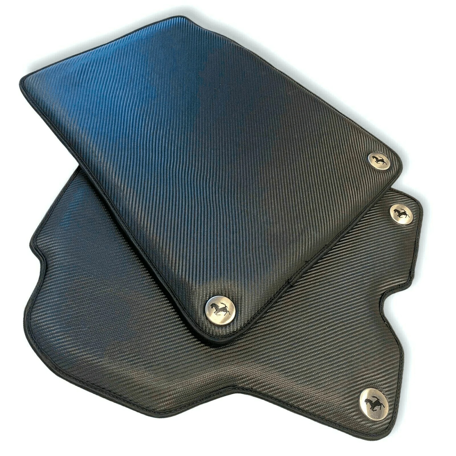 Custom fit Ferrari California floor mats, premium quality material, precise fitment for enhanced vehicle protection.