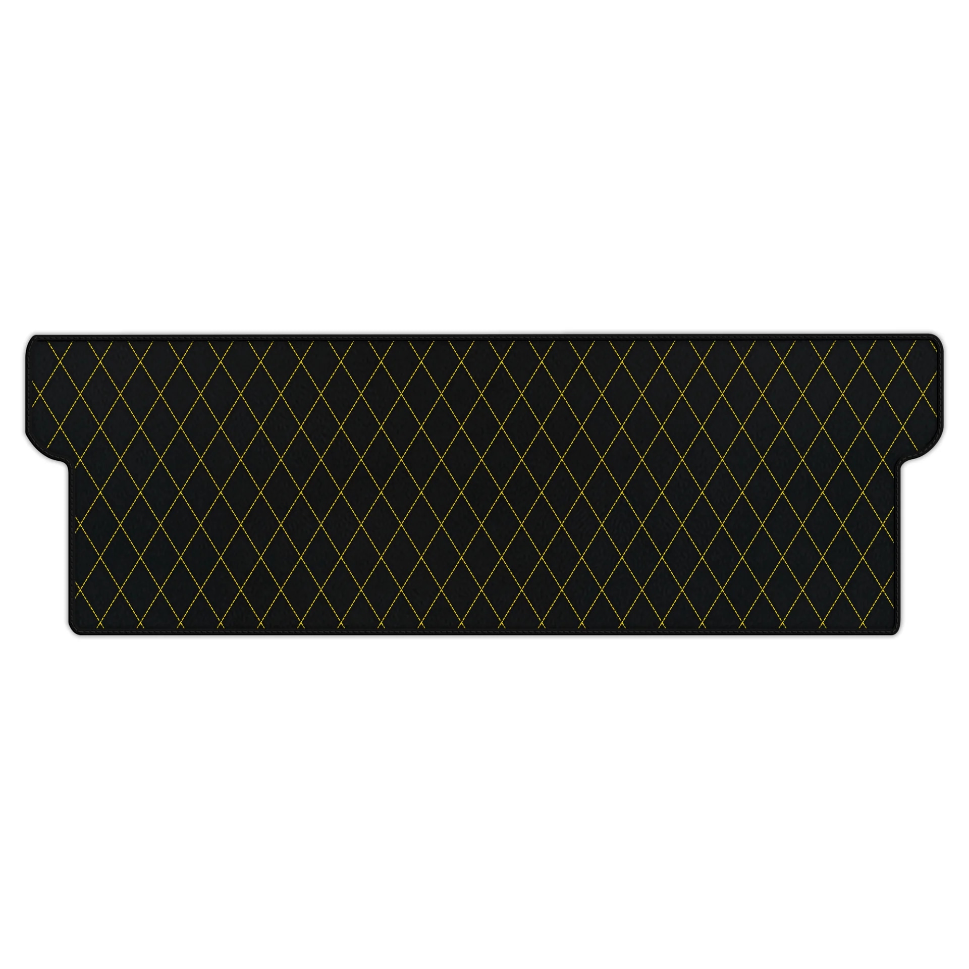 Ferrari Dino GT4 custom fit floor mat, premium quality with precise fitment, featuring a stylish black design with yellow sti