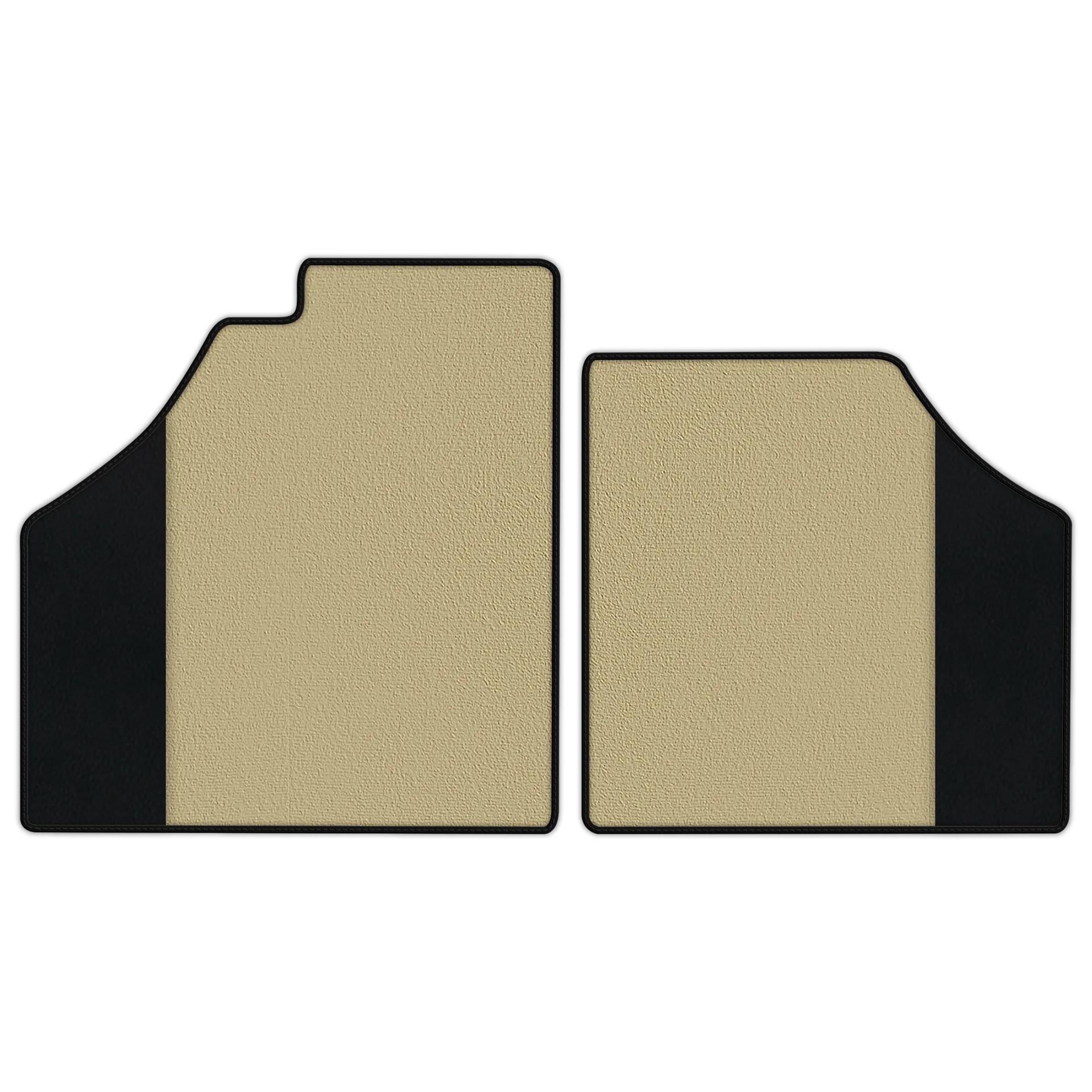 Ferrari Enzo floor mats, custom fit, premium quality, precise fitment, durable design, stylish beige and black color.