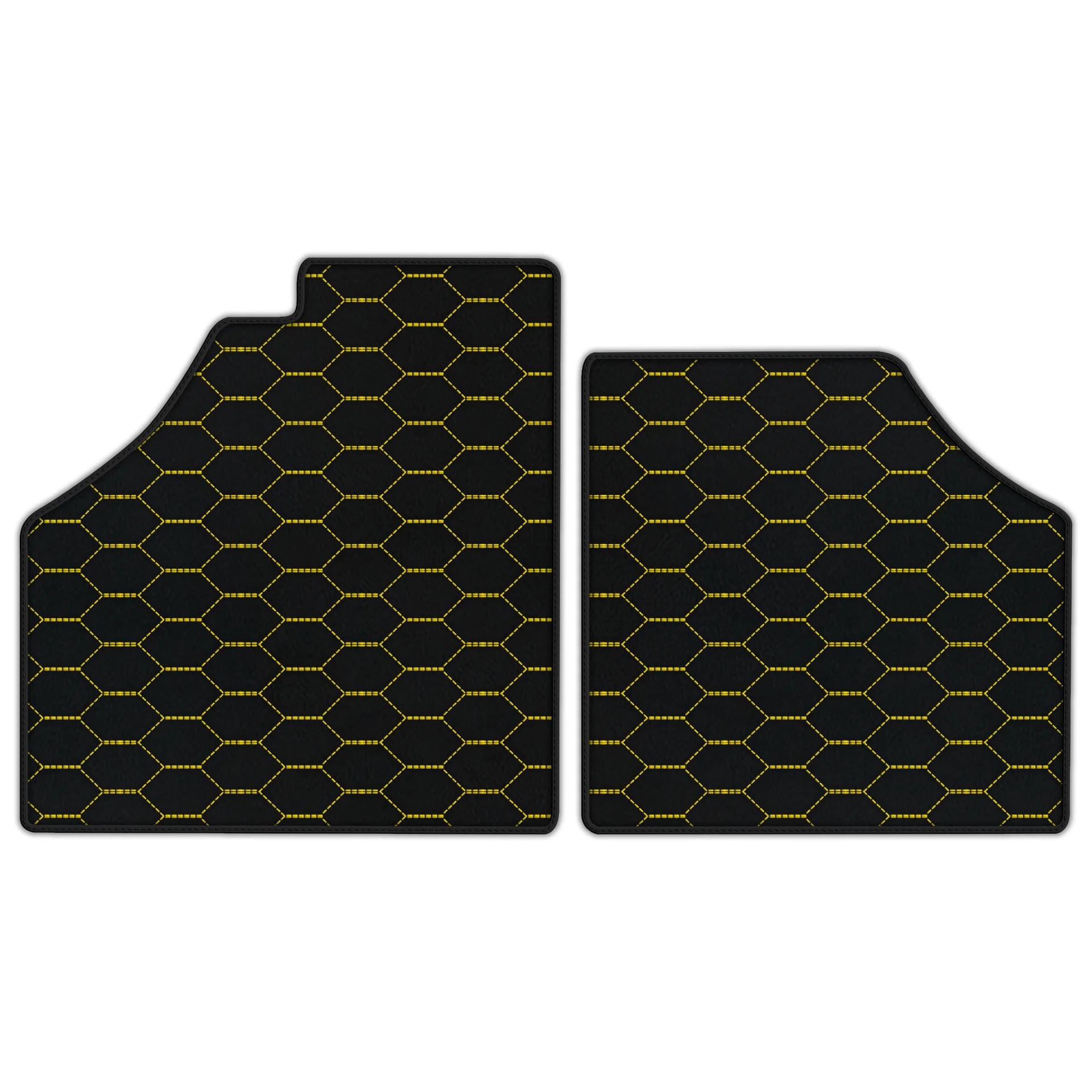 Customizable Leather Floor Mats with Divario Pattern for Ferrari Enzo (2002-2004)