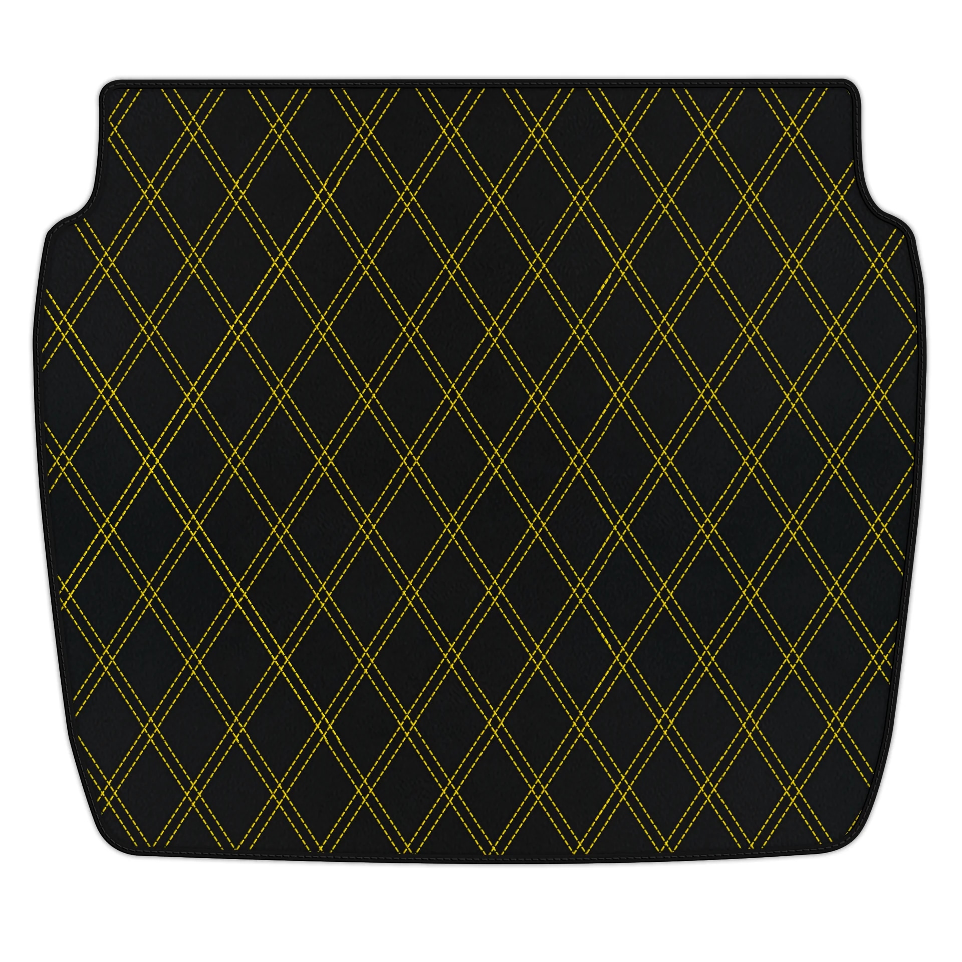 法拉利F355專用地墊,優質材料,精確合身,時尚的黃色縫線。